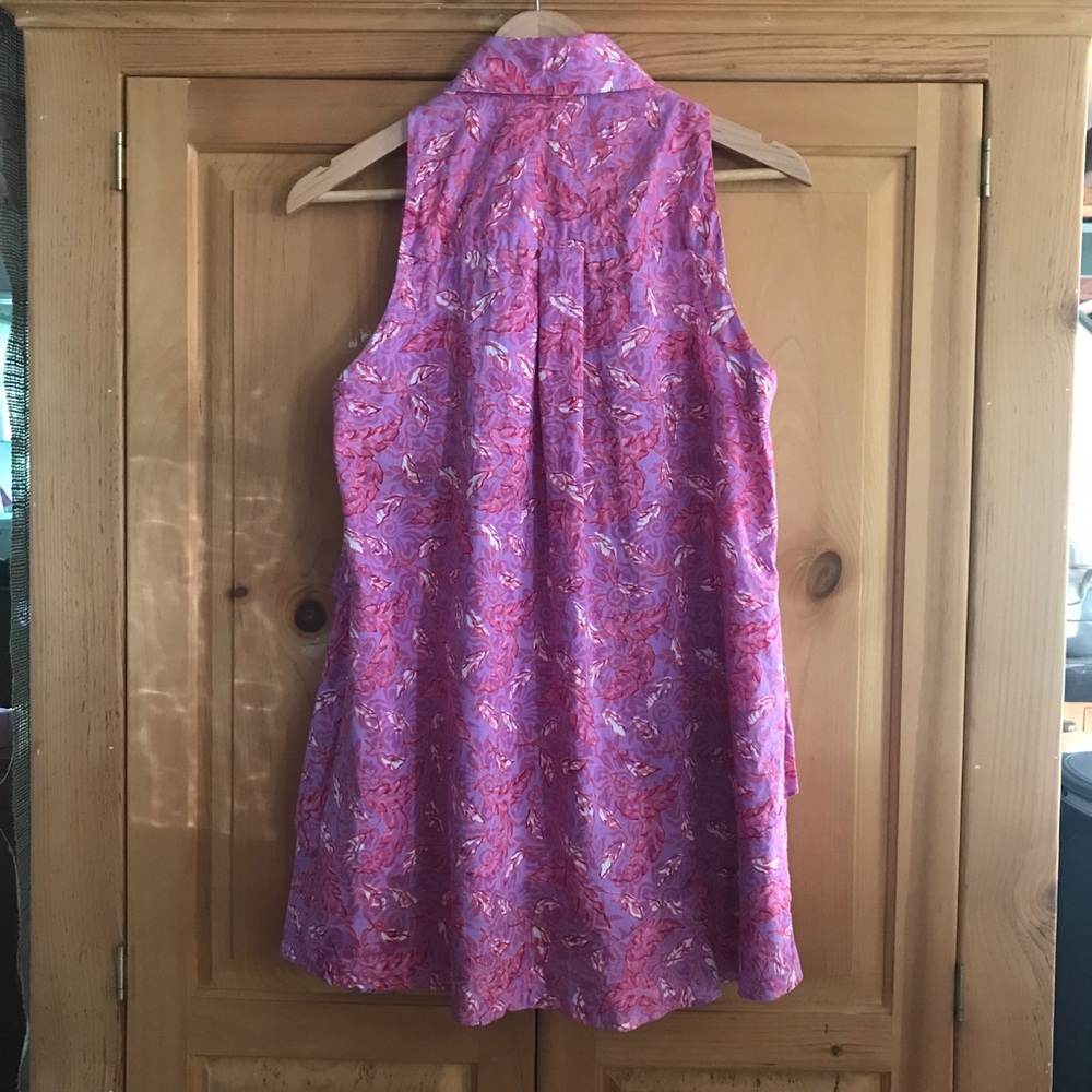 Couleur by Finley M flutter dress pink purple red - Picture 2 of 12